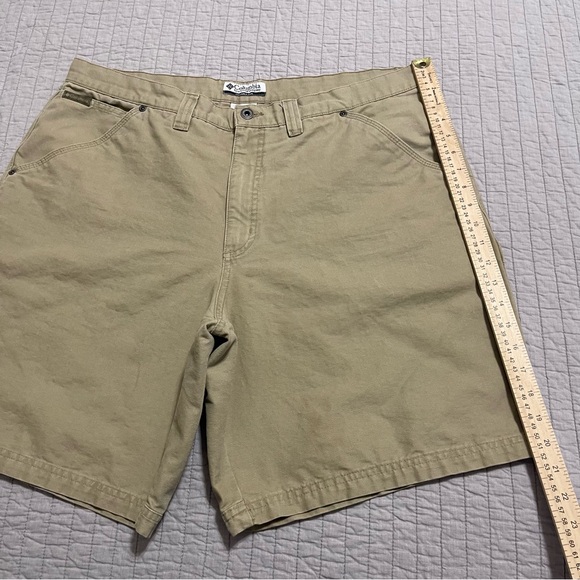 Columbia Men's UPF 50 Phinney Ridge Twill Cargo Shorts Size 40 Inseam 9” Tan - Picture 8 of 11